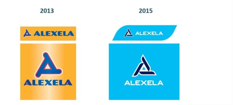 Alexela logo muutus 
