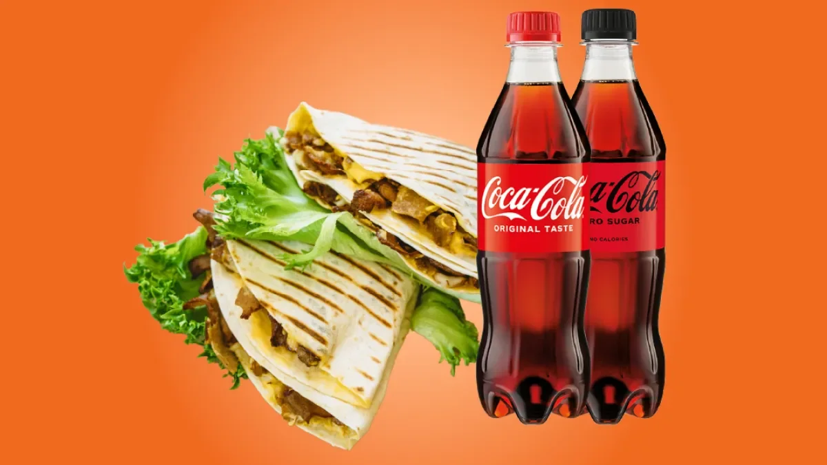 Coca/cola ja wrap