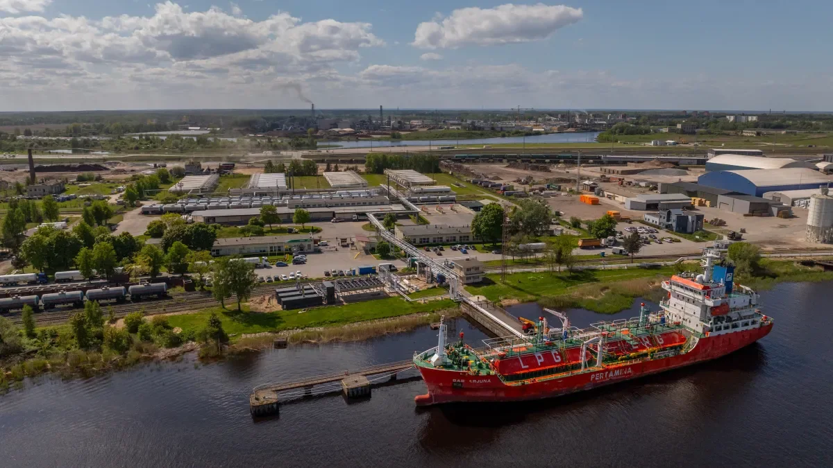 Riia moderniseeritud LPG-terminal
